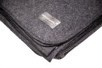 Koc wełniany MOUNTAINHILL stalowoszary - 150 x 225