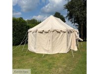 Namiot landsknechta Reynnhart 200 - dwumasztowy naturalny