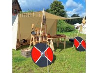 Średniowieczny stoisko targowe