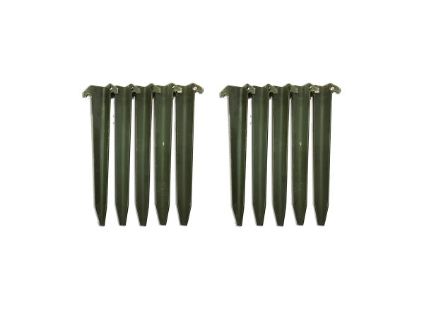 Śledzie namiotowe US alu, oryginalne - używane 10 szt. - opak.