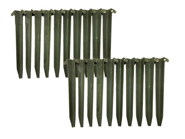 Śledzie namiotowe US alu, oryginalne - używane 20 szt. - opak.