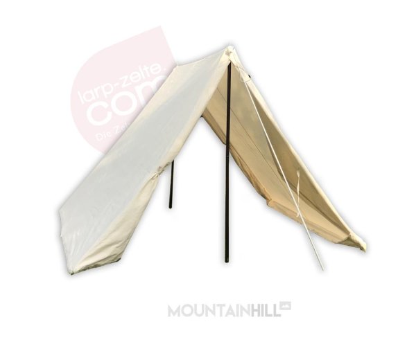 Namiot klinowy mały 2 x 2,30, naturalny