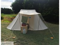 Namiot saksoński Valvin 4x6 m naturalny