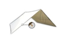 Płachta obozowa z pętlami, 2x2 m