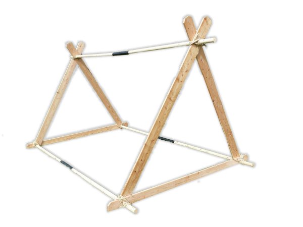 Zestaw masztów - do namiotu wikingów 220 x 350 x 200 cm