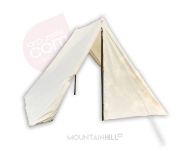 Namiot klinowy duży 3 x 2,50 naturalny