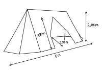 Namiot normański 6 x 2,50 m