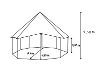 Heksagonalny 60 - Ø 4 m