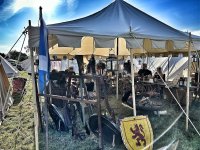 Baldachim 6x6 naturalny