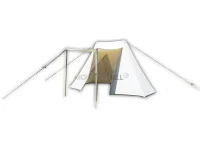 Namiot saksoński 2x4 m naturalny