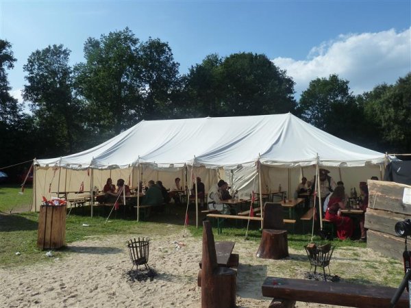 Namiot rycerski 6x12 Simon naturalny