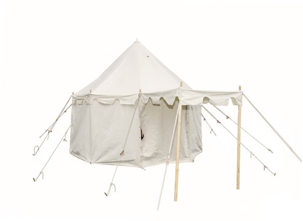 Namiot landsknechta Burckhardt 170 - czerwono-naturalny