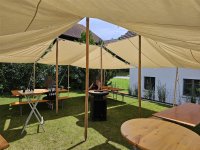 Płachta obozowa z pętlami, 3x4 m