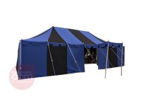 Namiot rycerski 5x9 Marquard niebiesko-czarny