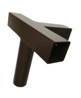 trójnik z odejściem - Ø 55 mm - 54 x 54 mm