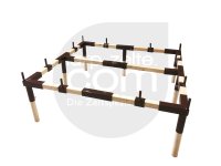 rama: namiot rycerski 4x4 bez masztu środkowego i...