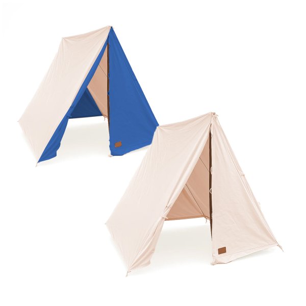 Namiot A – różne rozmiary – naturalny-morelowy