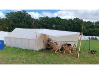 Wall Tent, namiot domowy naturalny 4,50 x 3,50 m