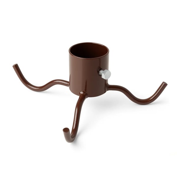 Wieszak na ubrania do okrągłego słupka drewnianego Ø 5,5 cm – połówka