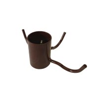 Wieszak na ubrania do okrągłego słupka drewnianego Ø 5,5 cm – połówka