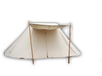 Namiot saksoński 3 x 5 m, naturalny