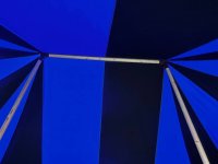 namiot rycerski 4x6 Herbort niebiesko-czarny