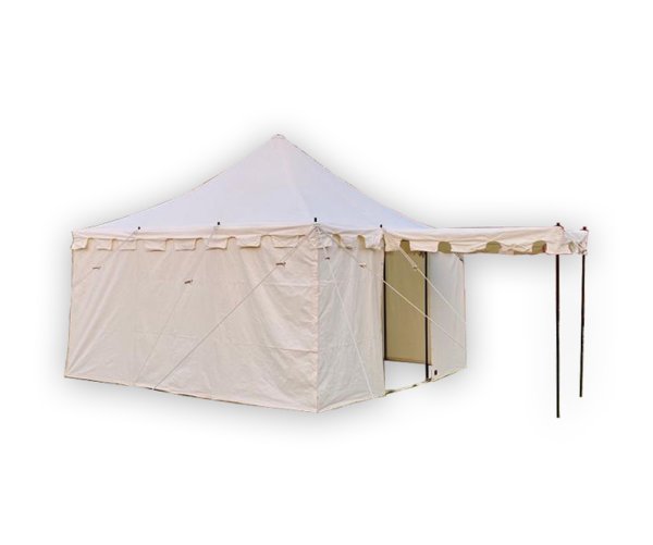 namiot rycerski 4x4 - Wolfram naturalny (PolyBawełna)