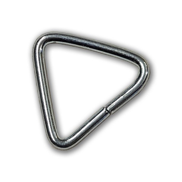 Pierścień trójkątny, 6 x 50 mm, stal nierdzewna
