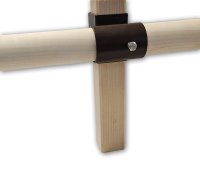 Łącznik krzyżowy okrągły-kwadratowy - 55 mm x Ø 55 mm