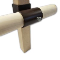 Łącznik krzyżowy okrągły-kwadratowy - 55 mm x Ø 55 mm