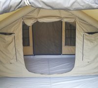 Namiot dmuchany blowee 3,60 x 3,60 m, oliwkowy