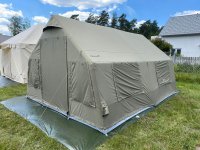 Namiot dmuchany blowee 3,60 x 4,80 m, oliwkowy