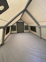 Namiot dmuchany blowee 3,60 x 4,80 m, oliwkowy