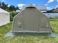 Namiot dmuchany blowee 3,60 x 4,80 m, oliwkowy
