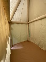 Blowee stoisko targowe 2x3, naturalne