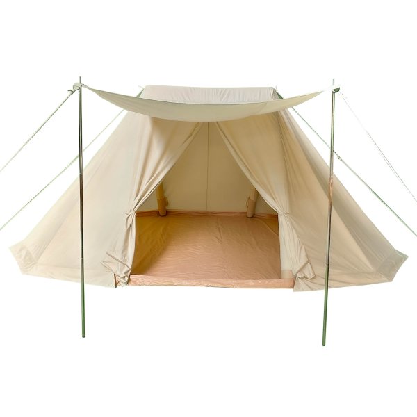Blowee namiot saksoński 4x6 m, naturalny z podłogą (zdejmowaną)