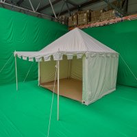 Blowee namiot rycerski 3x4, naturalny z podłogą...