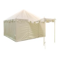 Blowee namiot rycerski 4x4, naturalny z podłogą (zdejmowaną)