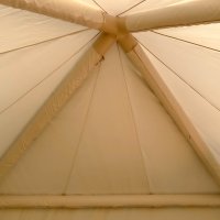 Blowee namiot rycerski 4x4, naturalny z podłogą (zdejmowaną)