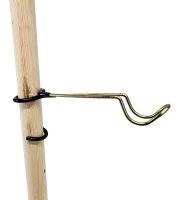 Haczyk zaciskowy wielofunkcyjny do masztów namiotowych