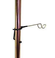 Haczyk zaciskowy wielofunkcyjny do masztów namiotowych