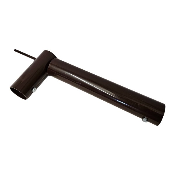 Kątownik L Ø55 mm - Ø55 mm z trzpieniem, długie wyjście