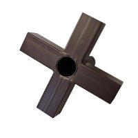 Łącznik krzyżowy 54x54 mm z przelotem Ø 55 mm