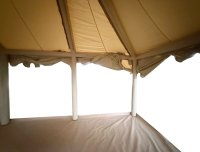 Namiot rycerski blowee 4x6, naturalny z podłogą (demontowalną)